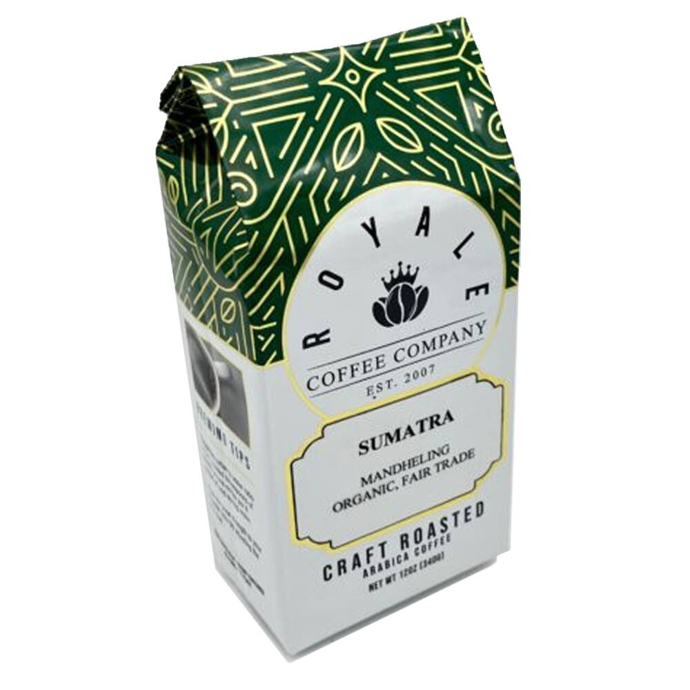 Sumatra, Weh Llang Gayo, Medium/Dark Roast, Whole Bean and Ground Coffee